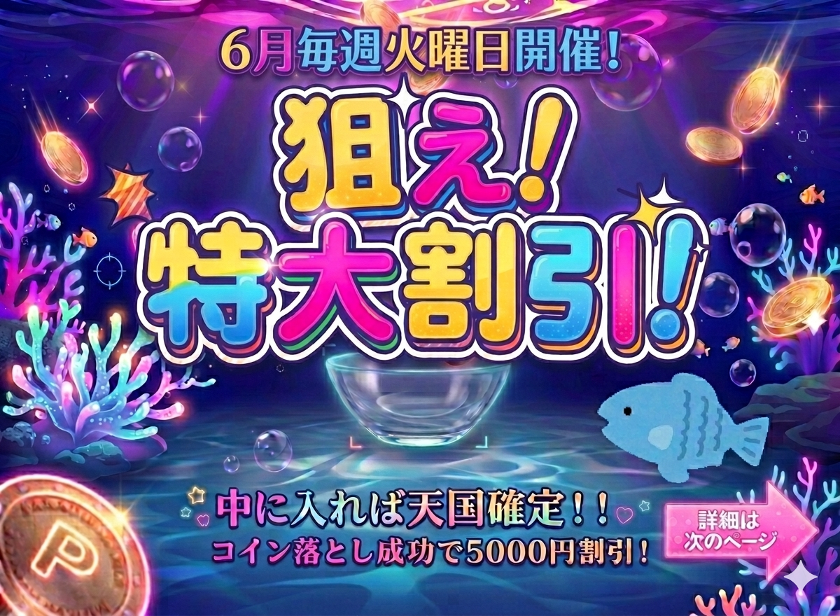 コイン落とし①